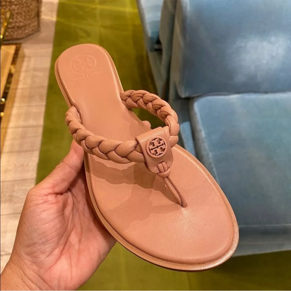 Tory Burch Braided Benton Thong Sandal